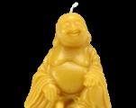 beeswax buddha candle