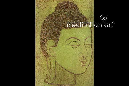 buddha no 4 art greeting card