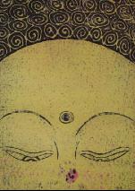 buddha lithograph art india