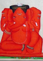 ganesh art from india