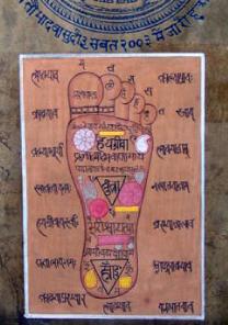 paintings on antique banknotes from india